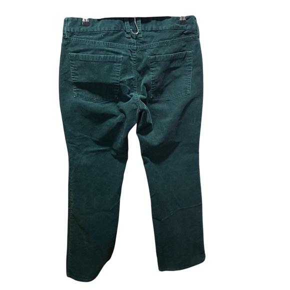 J CREW~ Women’s Forest Green Corduroy Favorite Fit Pants - Picture 3 of 8
